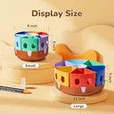 GAMENOTE Rotating Organizer Large Art Supplies Caddy for Kids Desk Homeschool & Classroom Storage 1 Set, New Year Sale , Top gift picks image 2