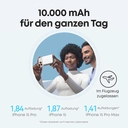 Anker MagGo magnetische Powerbank (10.000 mAh, schlank, weiß) Qi2-zertifiziert, tragbar, 15 W ultraschneller MagSafe-kompatibler Ladegerät, ergonomisches Design, nur für iPhone 17/16/15/14 image 4