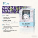 Zooly Bougie parfumée transparente senteur sauge et sel marin - 140 g image 1