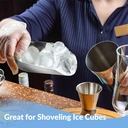 Huacan pelle à neige en acier inoxydable, pelle à aliments, pelle légère et polyvalente image 1