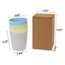 Home Use Compact & Portable Drinking & Juice Cup, 300 mL, Pack of 4 image 4
