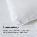 Meeallhome  Comforter Set Seersucker Textured Bedding set 135*200cm/50*75cm*1  White image 5