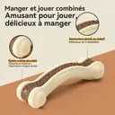 Blinkit Jouet de dentition pour chien en cuir de vachette et nylon  image 2