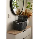 Strata Medium Urban Store Basket with Lid Charcoal Grey 14L image 4