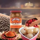 Sarson's Hot And Spicy Silverskin Onions 460g image 4