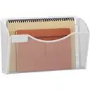 Senhoglb Porte-documents mural 1 compartiment en maille, format A4 paysage, blanc, Offre annuelle, Meilleurs choix cadeaux image 0