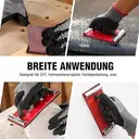 WORKPRO Sandpaper Rolls, 4 Sandpaper Rolls 93 mm x 5 m, Grit 60/120/180/240, for Hand Sanders, Orbital Sanders, Sandpaper for Wood, Metal, Paint image 6