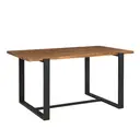 Dining Table Pembroke Rectangle Pine Natural/Black 90x150cm image 1