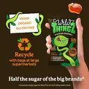 Wild Thingz Organic & Vegan Sweets Gummy Grubs 130g image 1