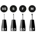 Faber-Castell Pitt Artist PenStylo Lot de 4 feutres à encre de Chine  image 2