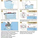 TAILI 6 Pack Vacuum Storage Bags, Jumbo Cube (31x40x15 Inch), Extra Large Vacuum Seal Bags for Clothing, Comforters, Blankets, Bedding, Closet Organization Space Saving, Cream image 4