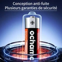 Ochama Piles AAA 10 pièces, Alcalines sans mercure écologiques, Pour tensiomètre/glucomètre/serrure à empreinte digitale/télécommande/balance numérique/jouets 10 pièces image 2