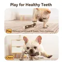 Blinkit Branch-Shaped Dog Chew Toy, Cowhide and Nylon Durable Stick Toy for Aggressive Chewers (17.7×7.3×3.3cm) image 2