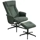 Armchair & Footstool Apero Recliner Moss Green image 2