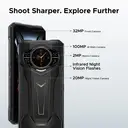 DOOGEE S200 Plus Rugged Smartphone 5G, Dimensity 7300, (16GB+20GB)+512GB with 1.32" Dynamic Rear Screen Android 15 Rugged Phone, 10100mAh, 100MP+20MP Night Vision Camera, 6.72", 120Hz, NFC, Gemini AI image 6