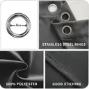 Rideaux occultants YSTYLE pour chambre et salon - Ensemble de 2 panneaux de rideaux isolants thermiques assombrissant la pièce, 140x260 CM, ZGB, Gris image 3