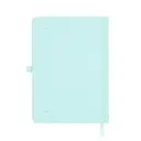 Jubiluu Carnet de poche A6 Premium à couverture rigide en cuir synthétique PU, pages lignées - 80 feuilles (papier offset 100 g/m²), signet, bande élastique et porte-stylo - planificateur sans date pour prise de notes, croquis d’idées, création de listes ou journal personnel - vert canard image 1