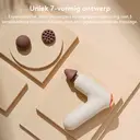 Breo Lucky 7 massagepistool met warmte, diepwerkende spiermassage, stimulator, lichaamsondersteuning, laag geluidsniveau voor herstel, voor sport image 6