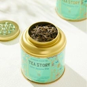 Tea Story Silver Jasmine Tea [Stress Relief] Premium Scented Green Tea, Night Blooming Flowers Loose Leaf 80g image 0