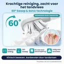 BAIR CARE i7 Elektrische tandenborstel met wandgemonteerd UV-C-opbergdock, oscillatie met grote hoek, 220 dagen batterijduur, 5 standen & 3 intensiteitsniveaus, IPX8-waterbestendigheid, USB-C-opladen image 3