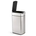 Simplehuman 40L Slim Touch Bar Bin, Brushed Stainless Steel image 0