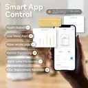 CATLINK Pure 2 W02 Distributeur automatique d’aliments pour animaux avec détection de l’état de santé, fonctionnement ultra silencieux et pompe à eau sans fil - Capacité 2,6 L image 5