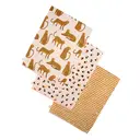 Scion by Dexam Tea Towels Lionel Blush/Mustard 3pcs image 0