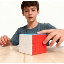 Speed Cube 7 x 7 Casse-tête uni sans autocollants en ABS image 1