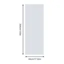 Murgall F03 Rouleau de papier peint adhésif Silver Coin gris clair - 60 x 305 cm image 4