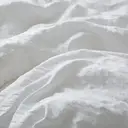 MEEALLHOME Parure de lit texturée Seersucker blanc - 1 housse 200 x 200 cm et 2 taies 65 x 65 cm image 6