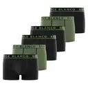 SERGE BLANCO Lot de 6 boxers pour homme kaki/noir - Taille M image 0