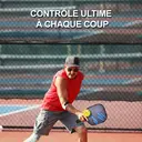 NIUPIPO Set de 2 Paddles Pickleball – Matériau en Fibres de Verre, Noyau en Polypropylène à Alvéoles, Certifié USAPA, Design Léger, Poignée Confortable, Idéal pour Débutants et Joueurs Intermédiaires, MX-19 image 8