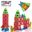 XINQIYUAN Qiyuan Educational Toy 3.75cm Flat Magnetic Tile Building Blocks Set 32pcs [Random Mix – Colors From Main Image Only] image 4