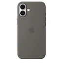 Apple coque en silicone avec MagSafe pour iPhone 16 Plus, gris pierre image 0
