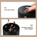 STARESSO Electric Coffee Grinder, Portable Burr Grinder with Adjustable Grind Settings, One-Touch Operation, Type-C Rechargeable 1000mAh Battery, All-Metal Body for Espresso, Pour Over & French Press, D6E PLUS image 8