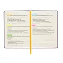 Jubiluu Carnet ligné A5 à couverture rigide texturée avec marque-pages et élastique - Lavender Thoughts image 7