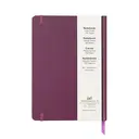 Jubiluu Carnet ligné A5 à couverture rigide texturée avec marque-pages et élastique - Plum Journal image 6