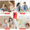 M&G Pencil Sharpeners, 4 Pack Manual Single Hole Pencil Sharpeners with Lid, Compact Portable Sharpeners for Colored Pencils, School and Office Supplies image 4