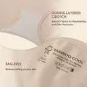 BAMBOO COOL Womens Briefs Underwear Lady Breathable Knickers  with Mid Waist Color Group A M (5 Pack) image 4