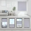 Sekey Plooibare Blind, Geen Boren Nodig Verduisterend, Klem-Fix Raamblind, 80 cm Breed, Gespannen Donker Sun Bescherming Raamblind, 80x200cm, Schaliegrijs image 1