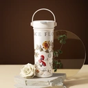GOOM Gobelet Série Art Life, motif fleur, blanc, 600 ml, offre annuelle, idées cadeaux top image 4