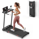 KeHot Tapis de course pliable, tapis de marche électrique 2,5 CV, 1-10 km/h, charge maximale 100 kg, faible bruit, contrôle via application, salle de sport portable pour la maison, pour le jogging et la marche image 1