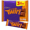 Cadbury Twirl Orange 3 Pack 129g image 1