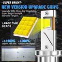 ENdureLite LED 9005/HB3 Lot de 2 ampoules LED 6000 K blanc froid, taille 1:1 avec ventilateur de refroidissement, Plug & Play image 3