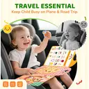 JoyCat 3 Pack Reusable Sticker Books: Farm, Pizza-Making, Weather - 90 Pcs Stickers for Toddlers, Kids Sticker Plane Activities, Road Trip Travel Toys, Birthday Gifts for Boys and Girls image 1