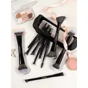 MAANGE Ensemble de 10 pinceaux de maquillage multifonctions à double embout - Noir image 4