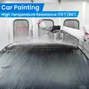 TAPEBEAR Upgrade Pre-Taped Masking Film Extra Thick, High Temp Tape and Drape 3-Size, 550mm x 27m，1400mm x 27m，2600mm x 27m，3rolls Plastic Cover for Automotive,Painting, Plastic Sheeting Masking tape Film For Auto, Floor, Furniture image 2