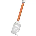 Huacan Outdoor barbecue shovel with wooden handle, stainless steel metal shovel with bottle opener, frying shovel, 1 piece image 0