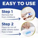 Bloo Brilliant Gel Allin1 Toilet Rim Block, Arctic Ocean, SIngle Pack image 4