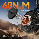 URLIFE T16 Electric Bicycle For Adults 250W Motor 48V 13AH Battery E-bike 16" Tire All-Terrain E-Mountain bike image 8